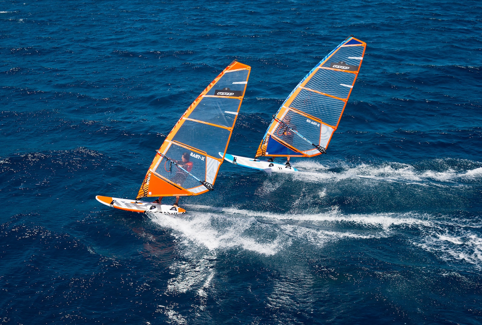 freeride plachta x-tra rrd mk5 orange blue windsurfing karlin